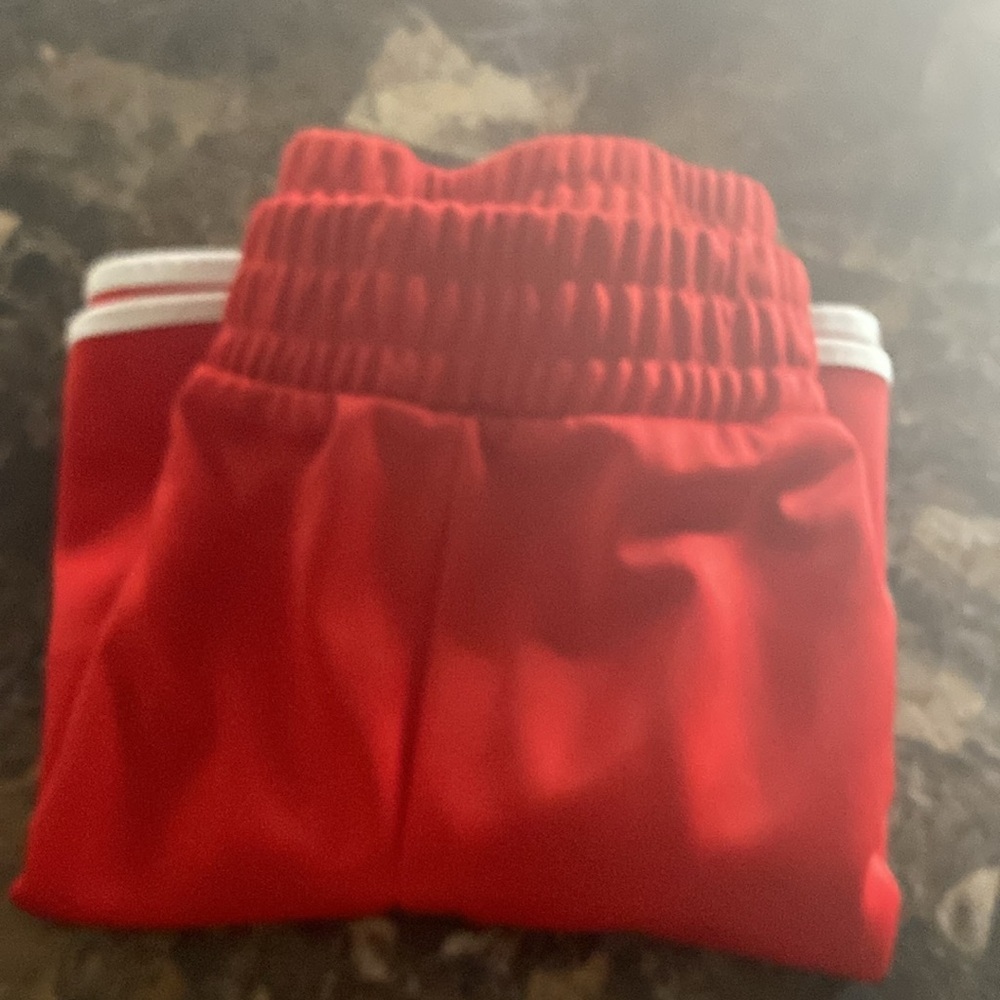 H&M Vibrant Red Athletic Shorts with Dolphin Hem - Picture 10 of 11